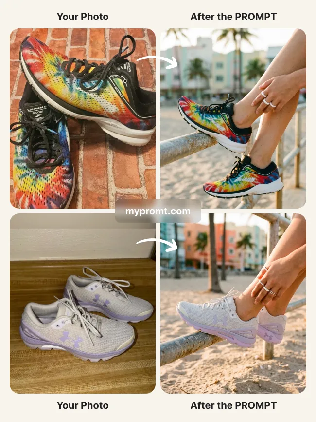 Film-look sneaker street style photo — example 2