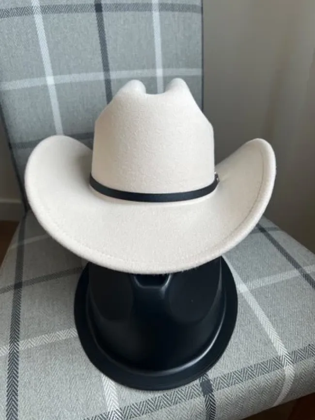 Headwear studio product shot — original photo (before)