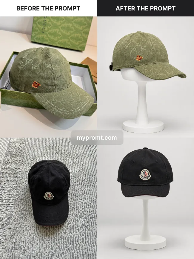 Headwear studio product shot — example 2