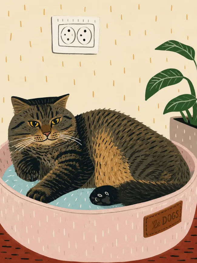 Naïve illustration poster — example 3