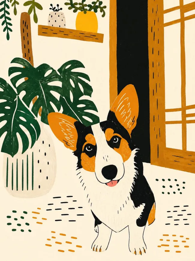 Naïve illustration poster — example 4