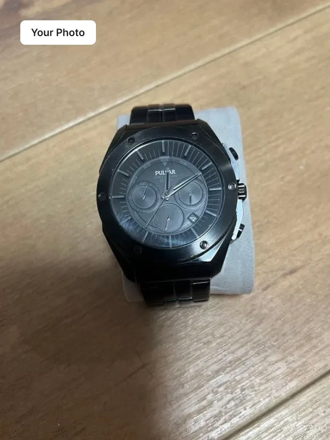 Scandinavian double-watch campaign shot — original photo (before)