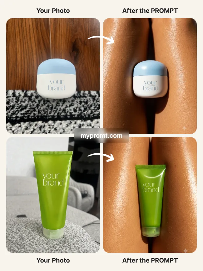 Sun-tanned legs macro beauty shot — example 2